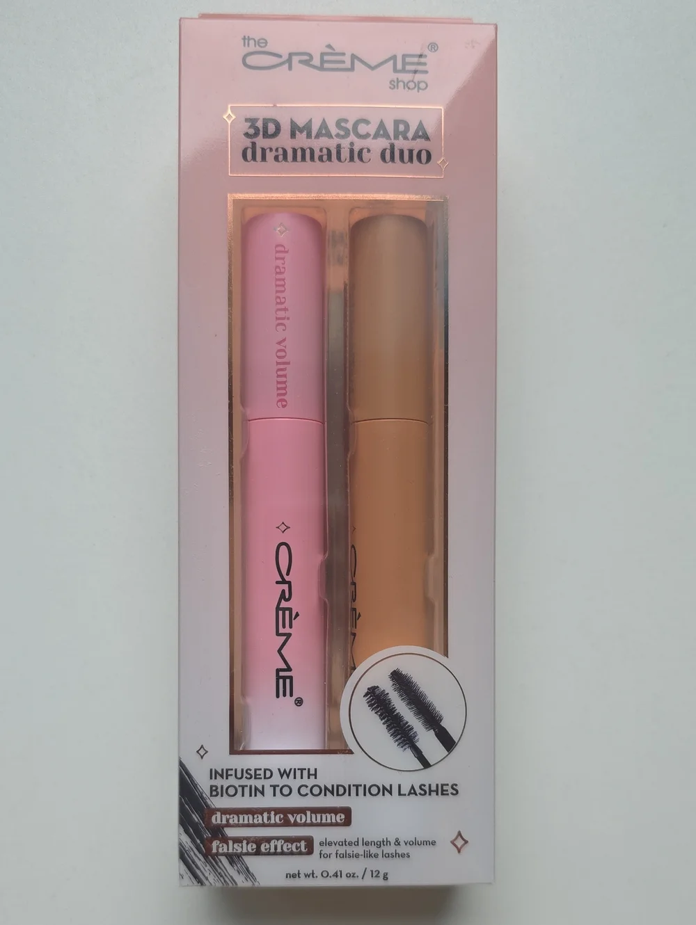The Crème Shop 3D Mascara Dramatic Duo — Pink & Gold